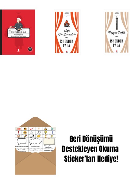 Ansikolopedik Divân Şiiri Sözlüğü (Ciltli) + Aşk Bir Zamanlar (Ciltli) + Neyzen Tevfik (Ciltli) + Okuma Sticker'ları