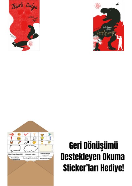 Zehirli Dalga + Kayıp Dünya + Okuma Sticker'ları