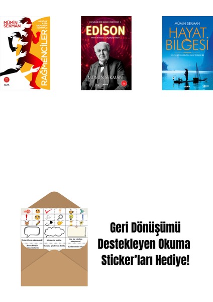 Rağmenciler - Akacak Azim Damarda Durmaz! + Edison + Hayat Bilgesi 2 + Okuma Sticker'ları