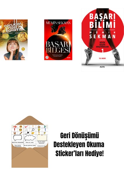 Çocuklar Nasıl Başarır? + Başarı Bilgesi + Başarı Bilimi + Okuma Sticker'ları