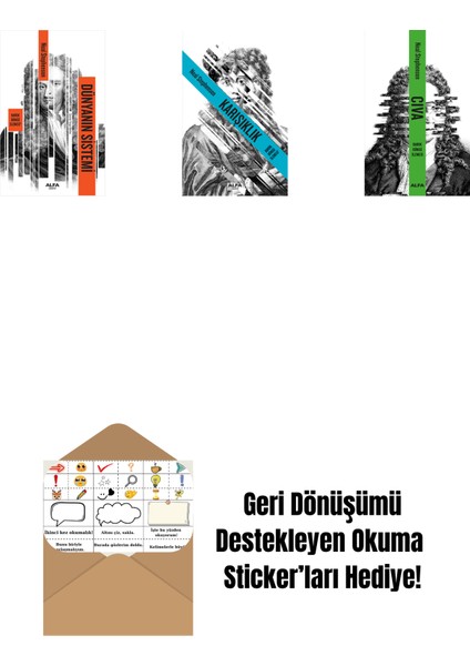 Dünyanın Sistemi (Ciltli) + Karışıklık (Ciltli) + Cıva (Ciltli) + Okuma Sticker'ları