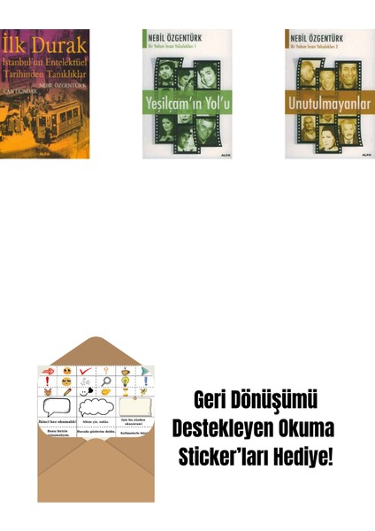 Ilk Durak + Yeşilçam'ın Yol'u + Unutulmayanlar + Okuma Sticker'ları