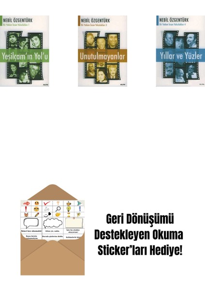 Yeşilçam'ın Yol'u + Unutulmayanlar + Yıllar ve Yüzler + Okuma Sticker'ları