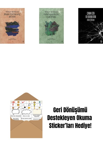 Maviyengeç Ağıdı + Gözyaşının Çağrısı + Çıkmak Için Bu Karanlıktan + Okuma Sticker'ları
