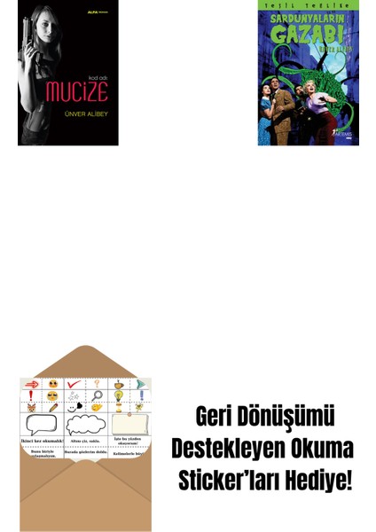 Kod Adı: Mucize + Sardunyaların Gazabı + Okuma Sticker'ları