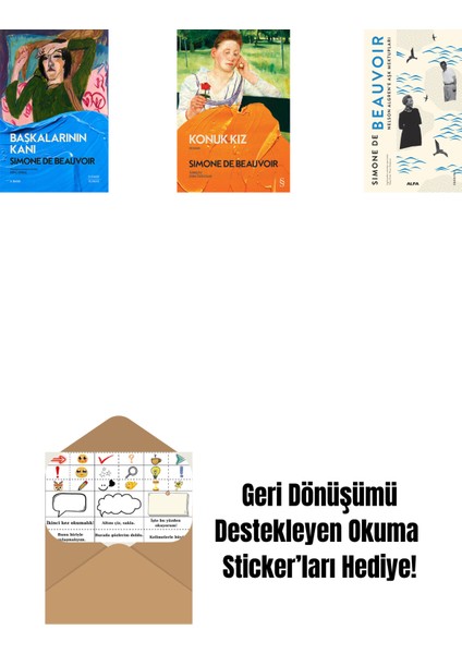 Başkalarının Kanı + Konuk Kız + Müphemlik Ahlakı Üzerine - Pirus ve Sineas + Okuma Sticker'ları