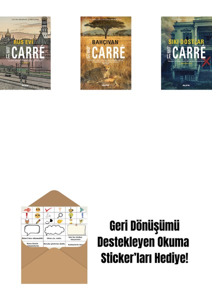 Rus Evi + Bahçıvan + Sıkı Dostlar + Okuma Sticker'ları