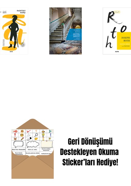 Radetzky Marşı + Hotel Savoy + Savoy Oteli + Okuma Sticker'ları