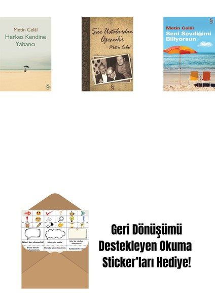 Herkes Kendine Yabancı + Şiir Ustalardan Öğrenilir + Seni Sevdiğimi Biliyorsun + Okuma Sticker'ları