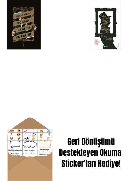 Dorian Gray’in Portresi + Dorian Gray'in Portresi + Okuma Sticker'ları