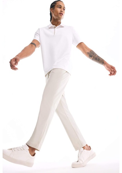 Defactofit Slim Fit Dar Kesim Standart Paça Dokuma PANTOLON D9247AX25SP