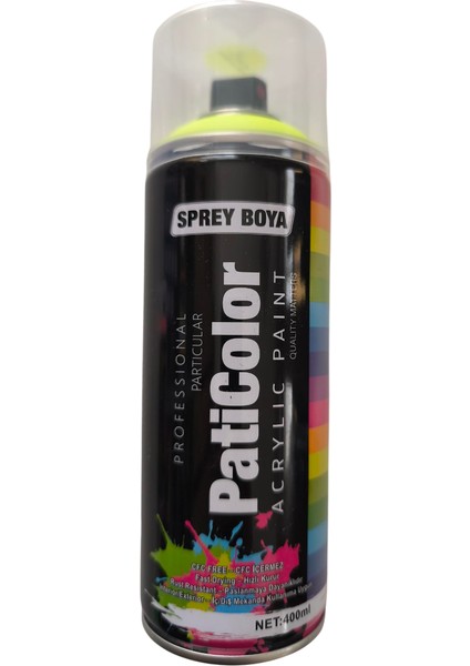 Floresan Sarı 400 Ml. Sprey Boya