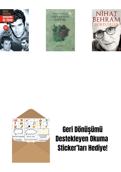 Darağacında Üç Fidan (Ciltli) + Gözyaşının Çağrısı + Dörtlükler + Okuma Sticker'ları