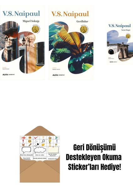 Miguel Sokağı + Gerillalar + Yarım Hayat + Okuma Sticker'ları