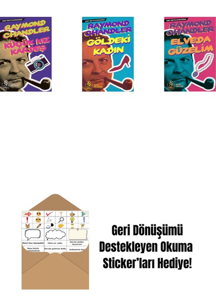 Küçük Kız Kardeş + Göldeki Kadın (Cep Boy) + Elveda Güzelim (Cep Boy) + Okuma Sticker'ları
