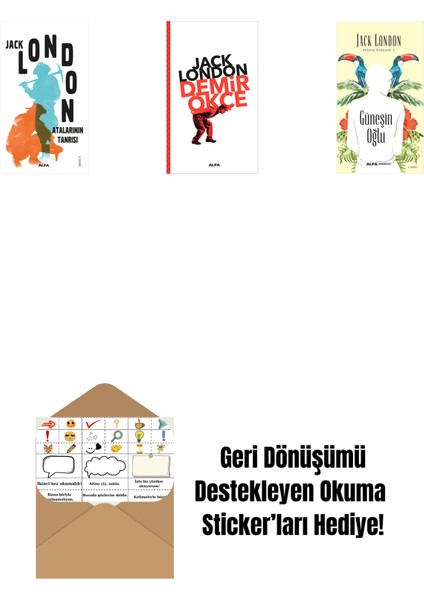 Atalarının Tanrısı + Demir Ökçe + Güneşin Oğlu + Okuma Sticker'ları