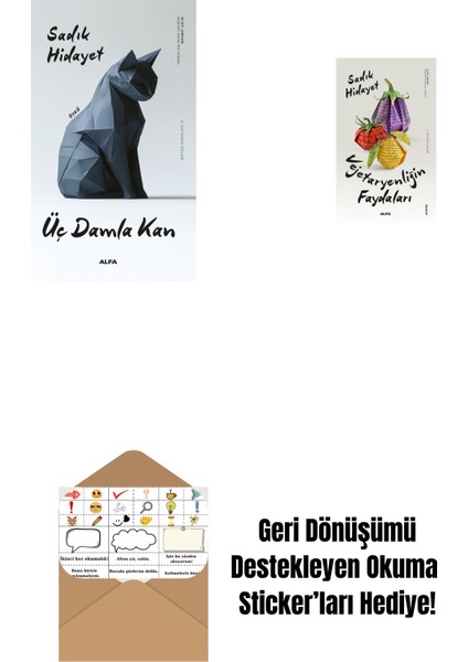 Üç Damla Kan + Vejetaryenliğin Faydaları + Okuma Sticker'ları
