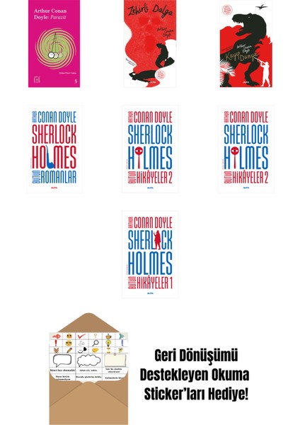Sir Arthur Conan Doyle 7 Kitap Set + Okuma Sticker'ları