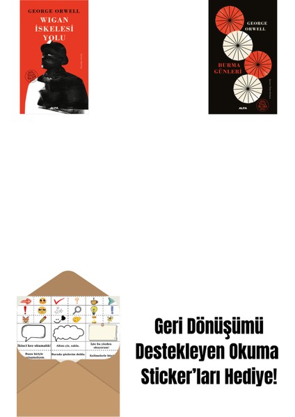 Wigan Iskelesi Yolu (Ciltli) + Burma Günleri + Okuma Sticker'ları