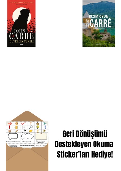 Güvercin Tüneli + Bizim Oyun + Okuma Sticker'ları