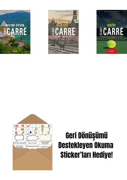 Bizim Oyun + Rus Evi + Hain + Okuma Sticker'ları
