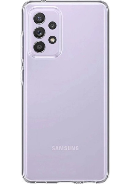 Newface Samsung Galaxy A72 Kılıf Lüx Şeffaf Silikon