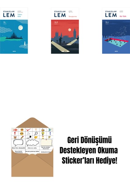 Yukarı Kale (SL11) + Soruşturma (Sl9) + Kör Talih (Sl6) + Okuma Sticker'ları