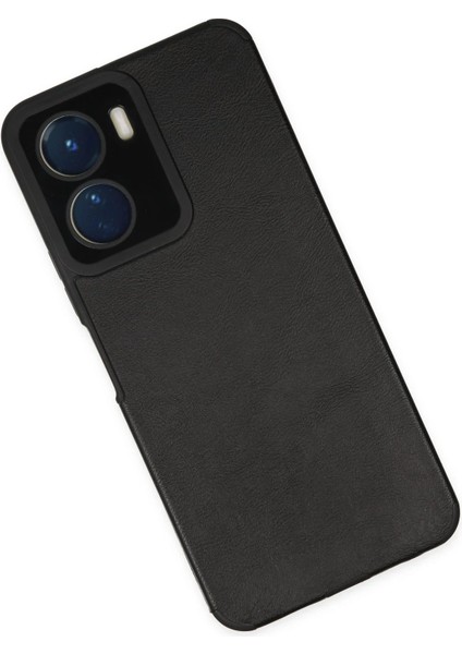 Newface Vivo Y16 Kılıf Loop Deri Silikon - Siyah modelleri