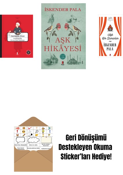 Ansikolopedik Divân Şiiri Sözlüğü (Ciltli) + Aşk Hikâyesi + Aşk Bir Zamanlar (Ciltli) + Okuma Sticker'ları
