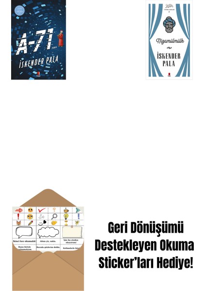 A-71 + Nizamülmülk (Ciltli) + Okuma Sticker'ları