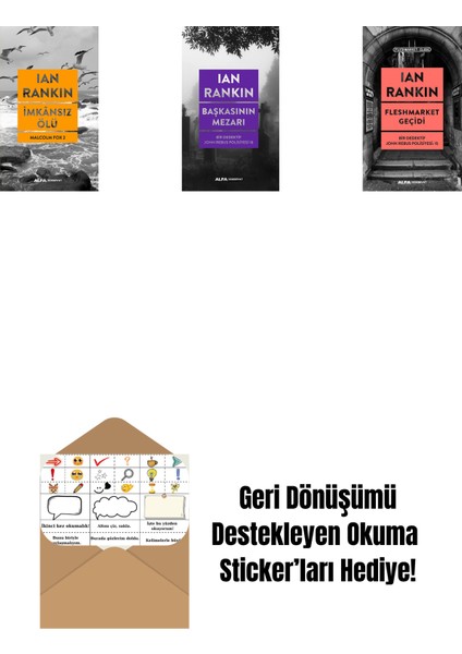 Imkânsız Ölü + Başkasının Mezarı + Fleshmarket Geçidi + Okuma Sticker'ları