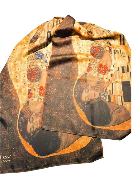 Fular Gustav Klımt The Kıss Desenli fiyatları