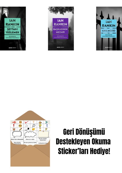 Şeytanı Yeğlemek + Başkasının Mezarı + Çıkış Müziği + Okuma Sticker'ları