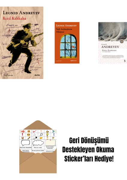 Kızıl Kahkaha + Yedi Asılmışların Hikâyesi + Kızıl Kahkaha + Okuma Sticker'ları