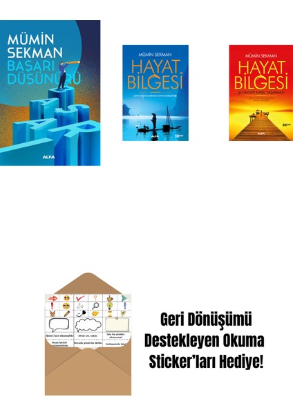 Başarı Düşünürü + Hayat Bilgesi 2 + Hayat Bilgesi + Okuma Sticker'ları