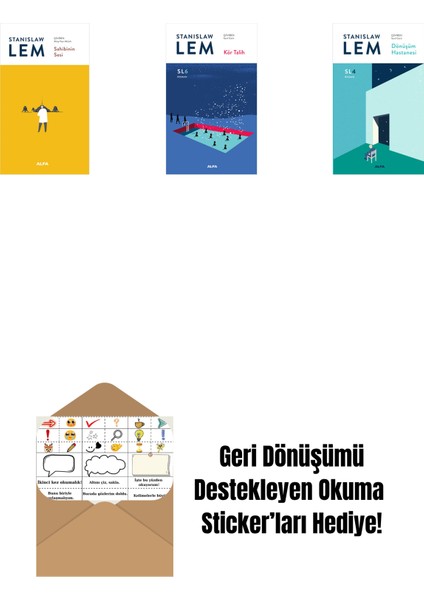 Sahibinin Sesi + Kör Talih (Sl6) + Dönüşüm Hastanesi (Sl4) + Okuma Sticker'ları