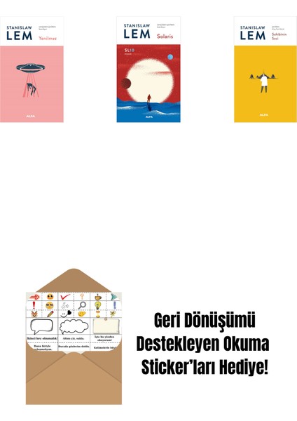 Yenilmez + Solaris - SL10 (Ciltli) + Sahibinin Sesi + Okuma Sticker'ları