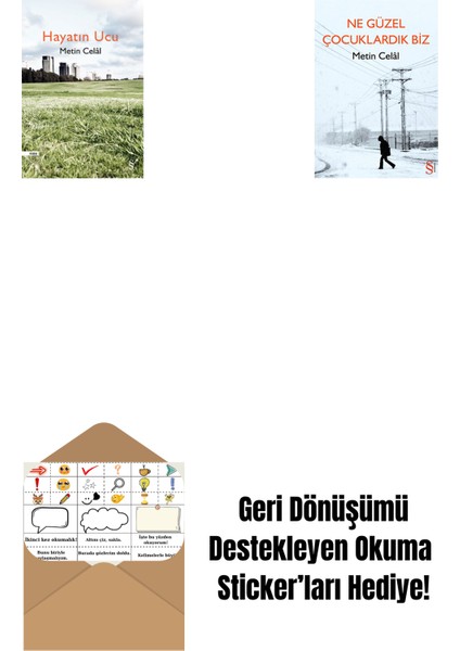 Hayatın Ucu + Ne Güzel Çocuklardık Biz + Okuma Sticker'ları