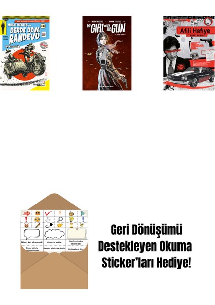 Derde Deva Randevu No- 4 + The Girl With The Gun + Afili Hafiye + Okuma Sticker'ları