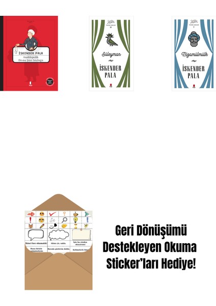 Ansikolopedik Divân Şiiri Sözlüğü (Ciltli) + Süleyman (Ciltli) + Nizamülmülk (Ciltli) + Okuma Sticker'ları