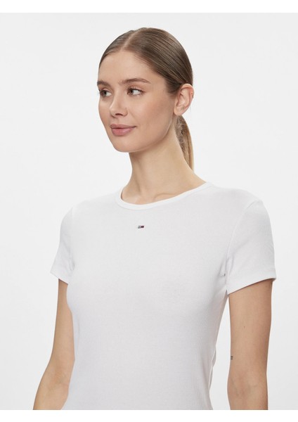 Tommy Hılfıger Kadın T-Shırt DW0DW17383-YBR modelleri