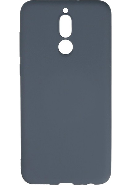 Newface Huawei Mate 10 Lite Kılıf Nano Içi Kadife Silikon - Gri