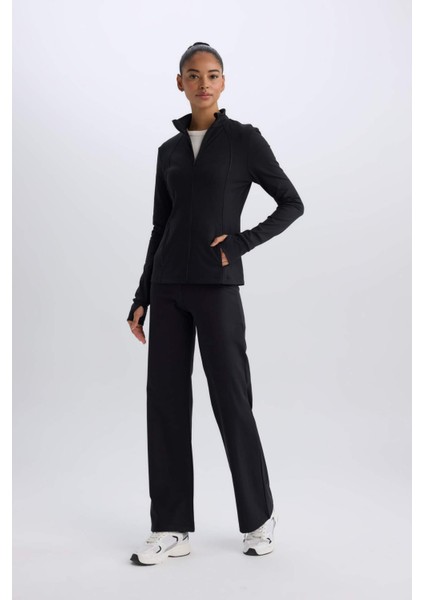 Fit Standart Fit Eşofman Alı Geniş Bol Paça Standart Boy Skuba Dalgıç Kumaş A0566AX25SP