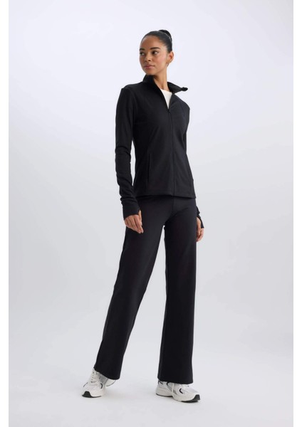 Fit Standart Fit Eşofman Alı Geniş Bol Paça Standart Boy Skuba Dalgıç Kumaş A0566AX25SP