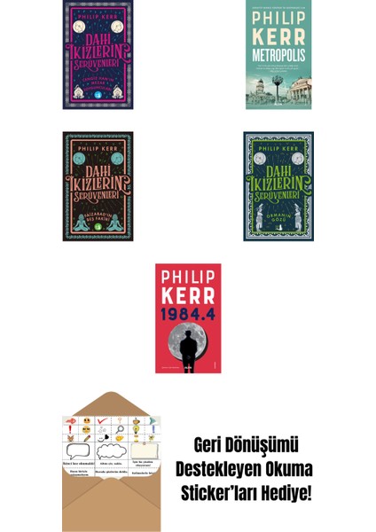 Philip Kerr 5 Kitap Set + Okuma Sticker'ları