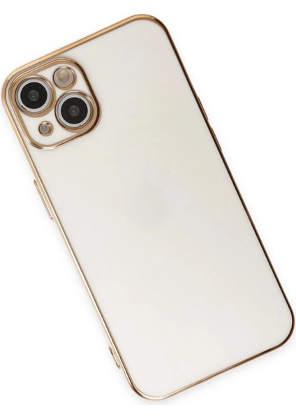 Newface iPhone 15 Kılıf Volet Silikon - Beyaz modelleri