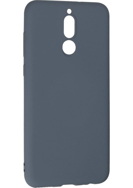 Newface Huawei Mate 10 Lite Kılıf Nano Içi Kadife Silikon - Gri modelleri