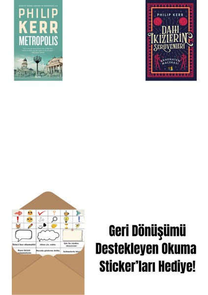 Metropolis + Dahi Ikizlerin Serüvenleri - Akhenaten Macerası + Okuma Sticker'ları