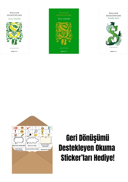 Kuru Gürültü + Kuru Gürültü (Ciltli) + Fırtına (Ciltli) + Okuma Sticker'ları