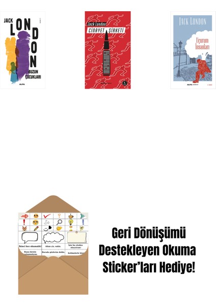 Buzun Çocukları + Cinayet Şirketi + Uçurum Insanları + Okuma Sticker'ları